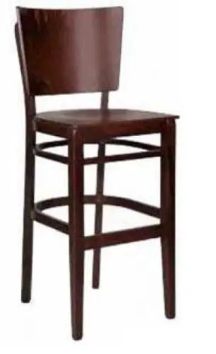 Super-Preis Edler barhocker aus buchenholz im farbton "wenge"