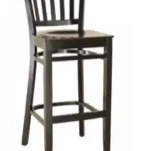 Barhocker aus buchenholz im farbton „wenge“ Neuheit