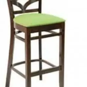 Vintage-barhocker aus buche im farbton "wenge" Kracherpreis