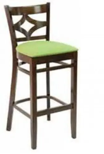 Vintage-barhocker aus buche im farbton "wenge" Kracherpreis