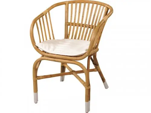 Sessel mit Armlehne in natürlichem Rattan Rabatt