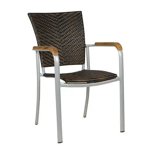 Aluminium Sessel "Baja" im Lederlook stapelbar Top-Seller