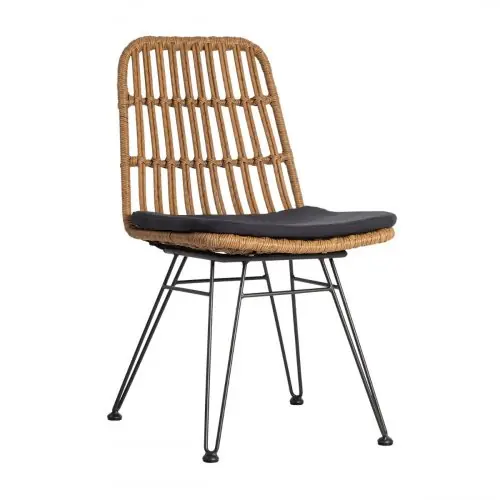 Must-Have "Kahlua" Stuhl aus Wicker natürlich