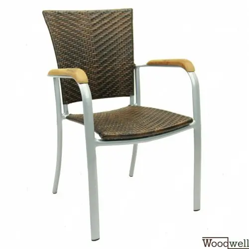 ARUBA Aluminium Stapelsessel in Lederlook Mega-Angebot