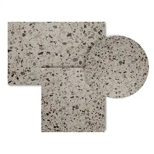 HPL Tischplatte "Enfiber Stones" Ø70cm 12mm Dicke Letzte Chance