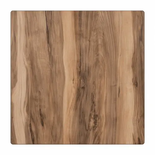 HPL TISCHPLATTE IN "INDIAN SHESHAM" 80x80cm DICKE 12mm Zertifiziert