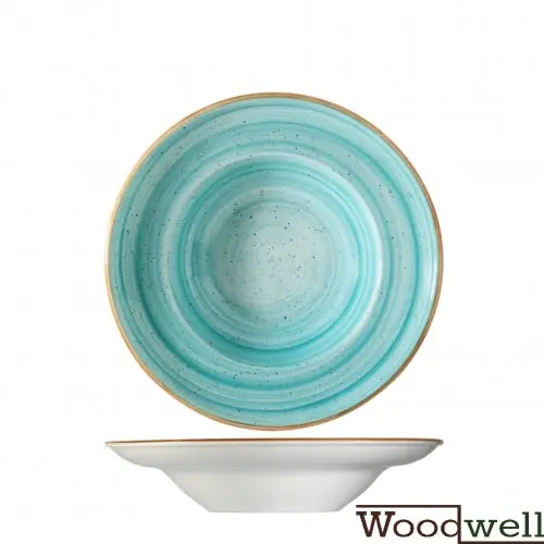 Pasta Teller "Bonna Aura Aqua" 27 cm 6 set Echt