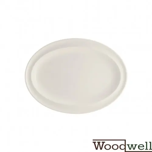 Oval Servierteller "Bonna Blanc" 29 cm 6 set Abverkauf