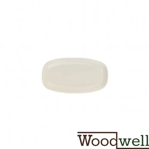 Nur Für Kurze Zeit Oval Teller "Bonna Blanc" 29 cm 6 set