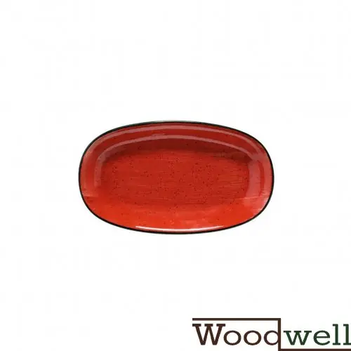 Markenprodukt Oval Teller "Bonna Aura Passion" 24 cm 12 set