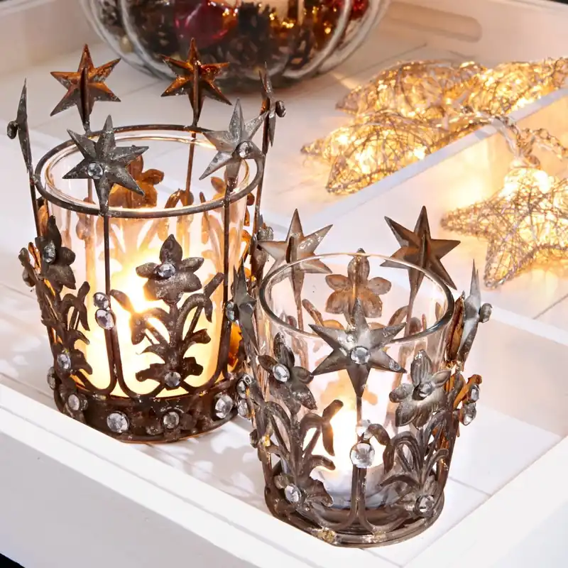 Top-Preis Windlichter 2er Set Starlight