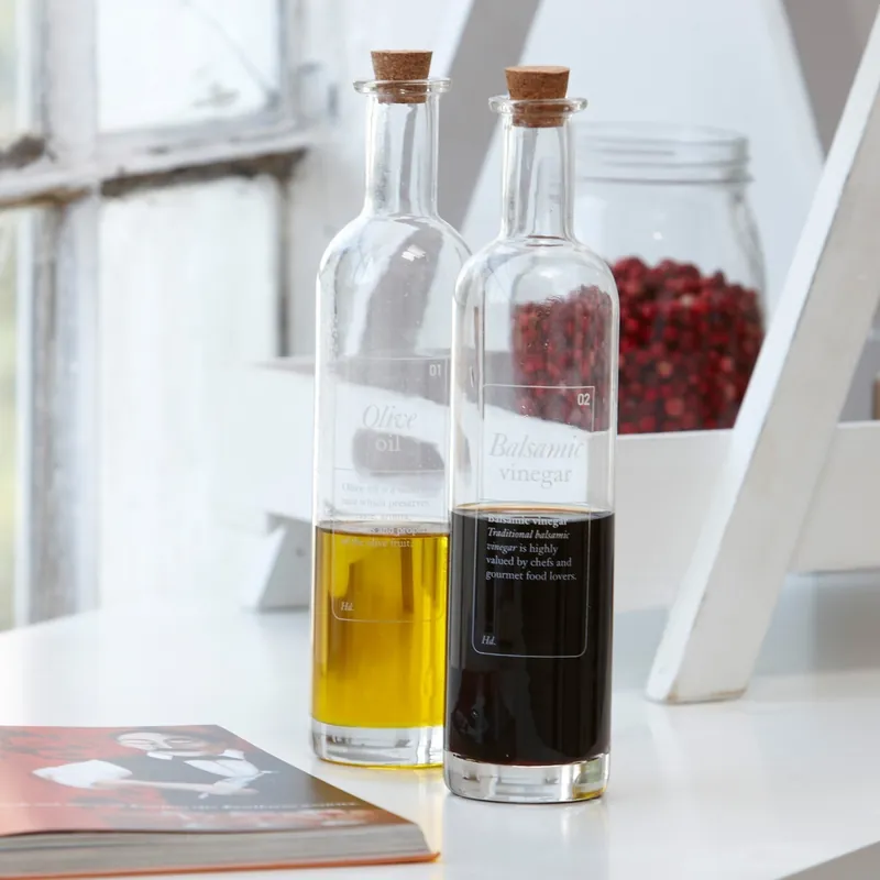 Nur Heute Essig- und Ölflasche 2er Set Vinegar & Oil
