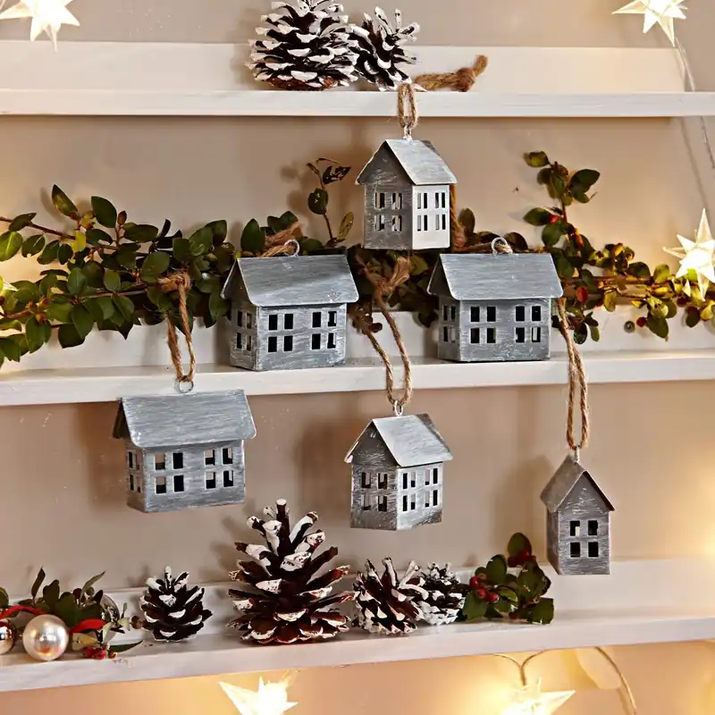 Direkt Vom Hersteller Deko-Anhänger 6er Set Cottages