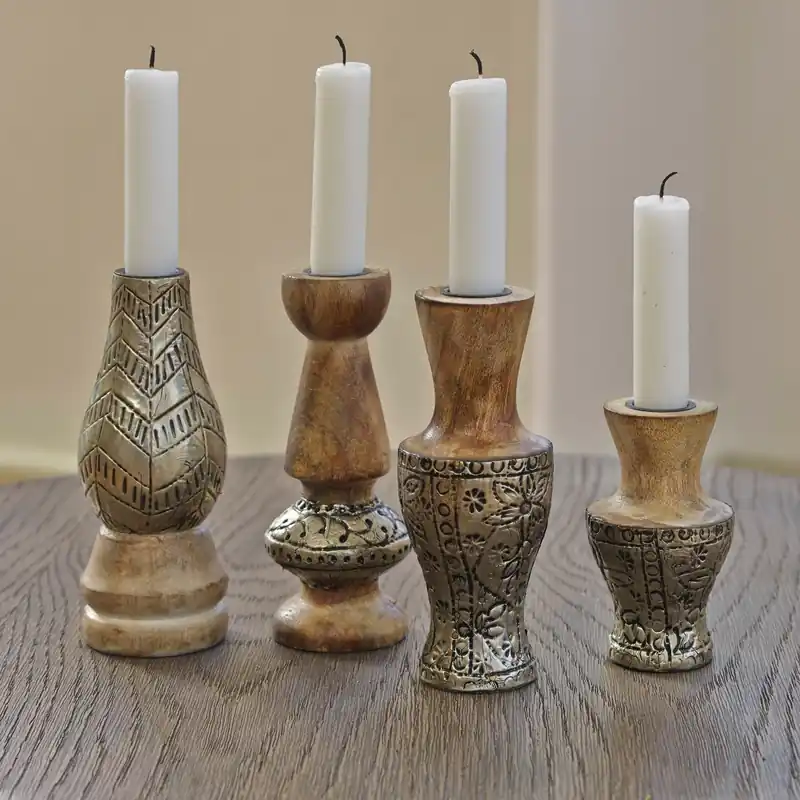 Kerzenständer 4er Set Rubén Begrenztes Angebot