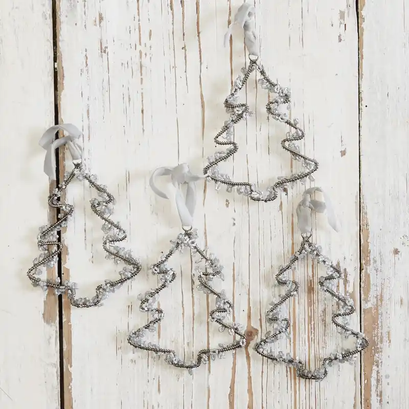 Sichere Zahlung Weihnachtsschmuck 4er Set Hemlok