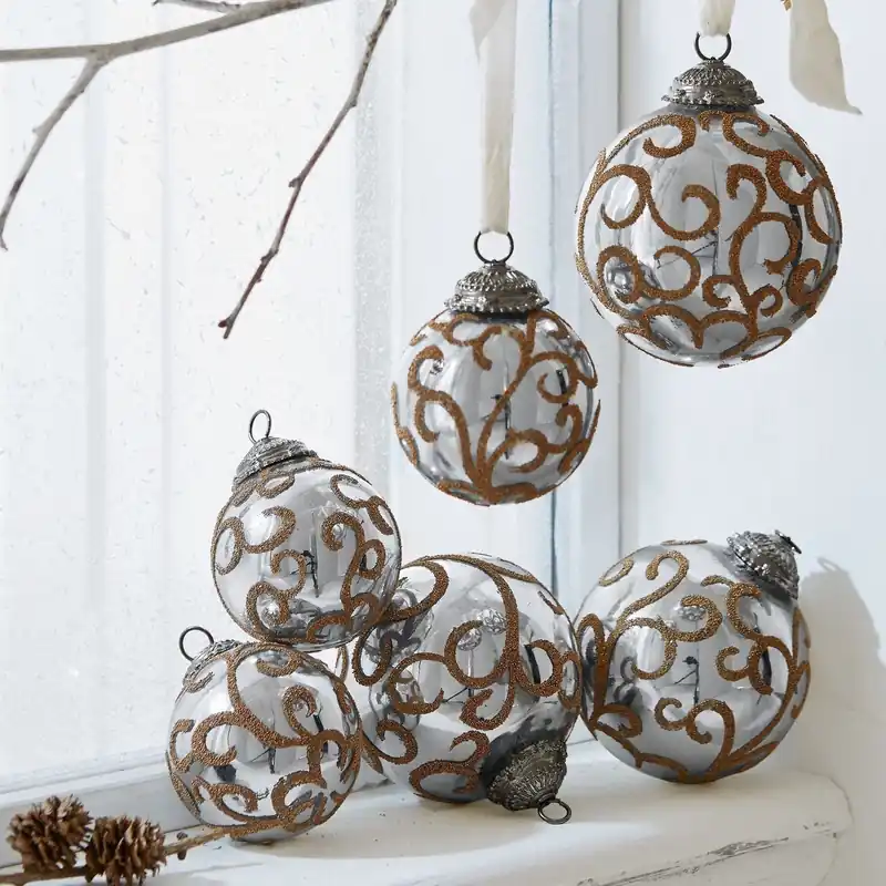 Billig Weihnachtsschmuck 6er Set Servane