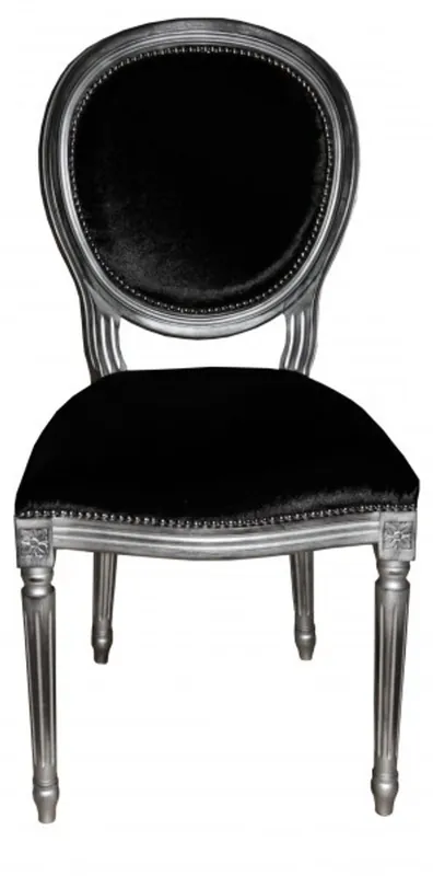 Günstig Casa Padrino Barock Esszimmer Stuhl Schwarz - Designer Stuhl - Luxus Qualität GH