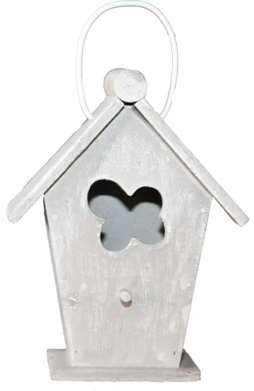 Preisreduziert Casa Padrino Designer Vogelhaus Mini Grau- Vogelpalast