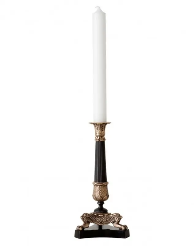 Heißes Angebot Casa Padrino Luxus Kerzenständer Messing Finish Paris - schwere Ausführung - Kerzenhalter Kerzenleuchter