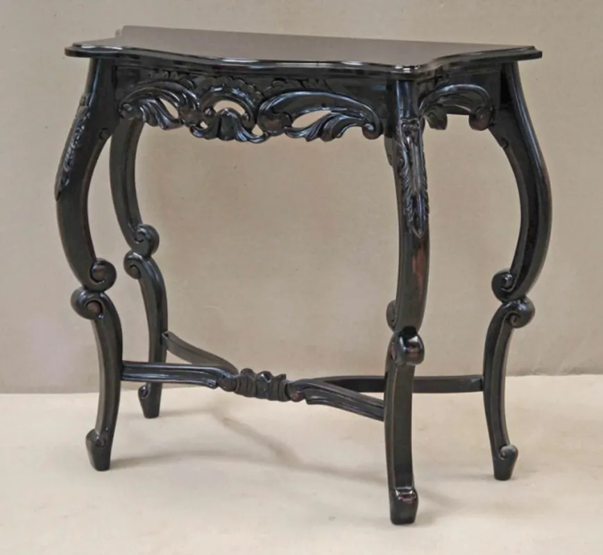 Casa Padrino Barock Konsolentisch Antik Stil Schwarz - Shabby Chic - Medium Size Kracherpreis