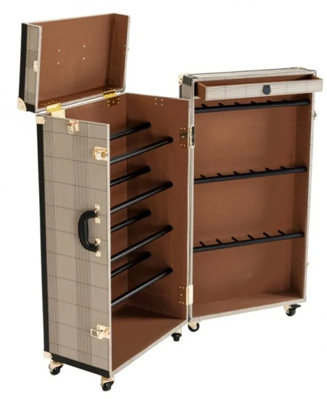 Sonderangebot Casa Padrino Luxus Schuh Schrank im Vintage Koffer Design - Kommode - Art Deco Barock Jugendstil Kofferschrank - Luxus Hotel Einrichtung