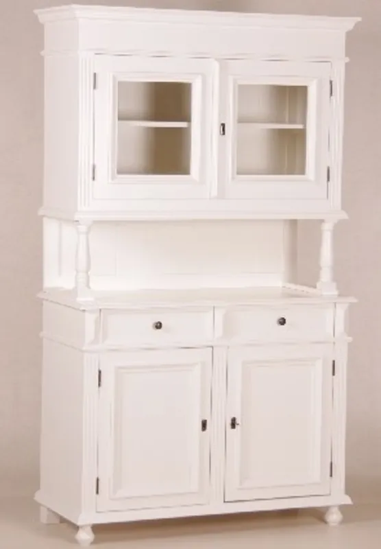 Expressversand Casa Padrino Shabby Chic Landhaus Stil Schrank Buffetschrank Weiß - Schrank Esszimmer