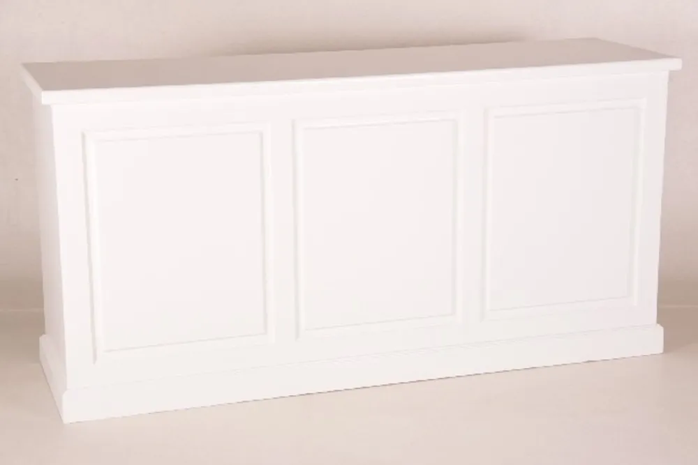 Neue Ware Casa Padrino Shabby Chic Landhaus Stil Theken Schrank Weiß B 200 H 99 cm Theke Ladentheke Ladeneinrichtung