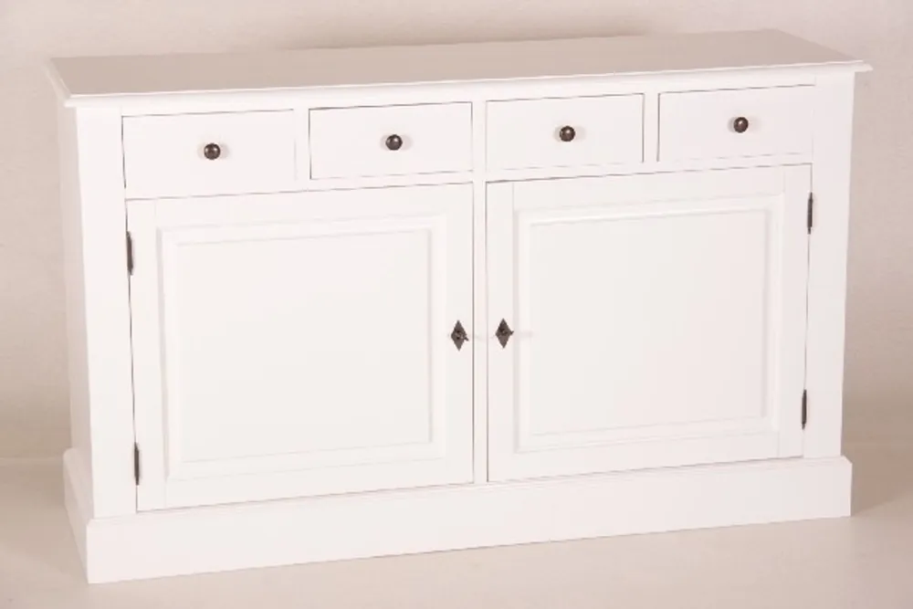 Casa Padrino Shabby Chic Landhaus Stil Kommode Weiß B 150 H 90 cm Möbel Diele Esszimmer Schrank Must-Have