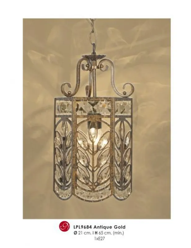 Knallerangebot Orientalische Designer Pendelleuchte mit Kristall-Deco Antik Gold ModP4 Leuchte Lampe aus dem Hause Casa Padrino - Deckenleuchte Hängeleuchte Barock