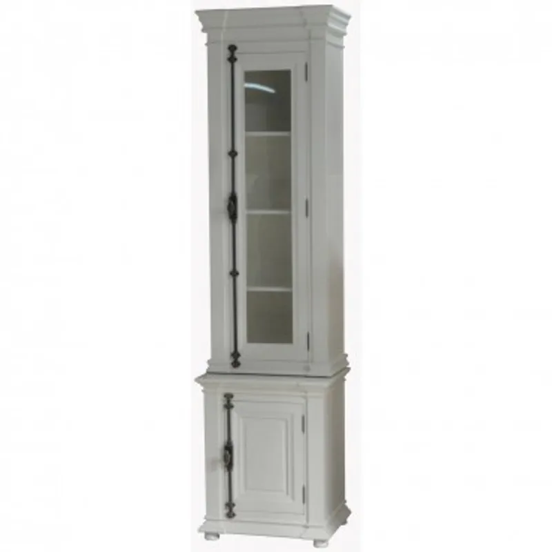 Casa Padrino Shabby Chic Landhaus Stil Schrank Buffetschrank 60 x 45 x 245 cm - Schrank Esszimmer Echt
