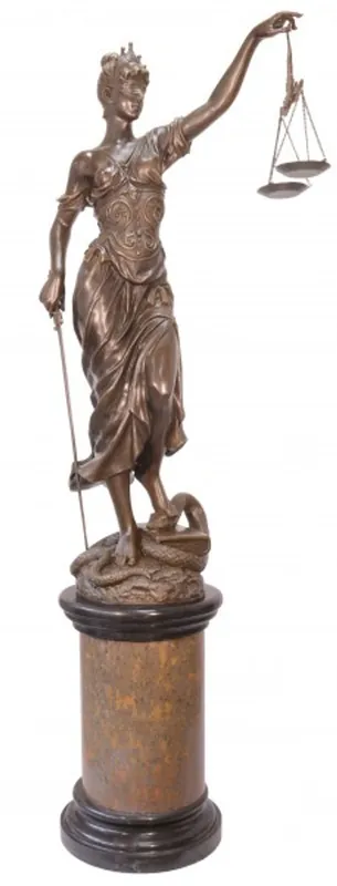 Top-Angebot Riesige Casa Padrino Luxus Bronze Figur Justitia 190 cm - Skulptur
