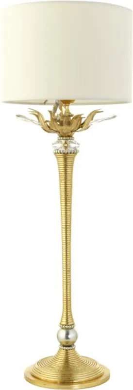 Bestpreis Casa Padrino Luxus Barock Tischleuchte Gold mit Swarovski Kristallen - Handgefertigt in Italien