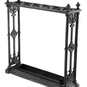 Casa Padrino Luxus Schirmständer Gusseisen Grau Schwarz - Hotel Luxus Kollektion - Barock - Jugendstil - Art Deco Direkt Vom Hersteller