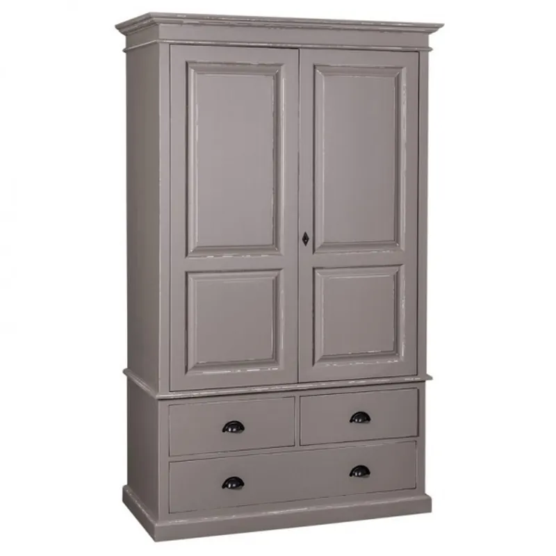 Casa Padrino Landhaus Stil Kleiderschrank - Kleider Schrank Shabby H 197 cm B 120 cm T 59 cm Sofort Bestellen