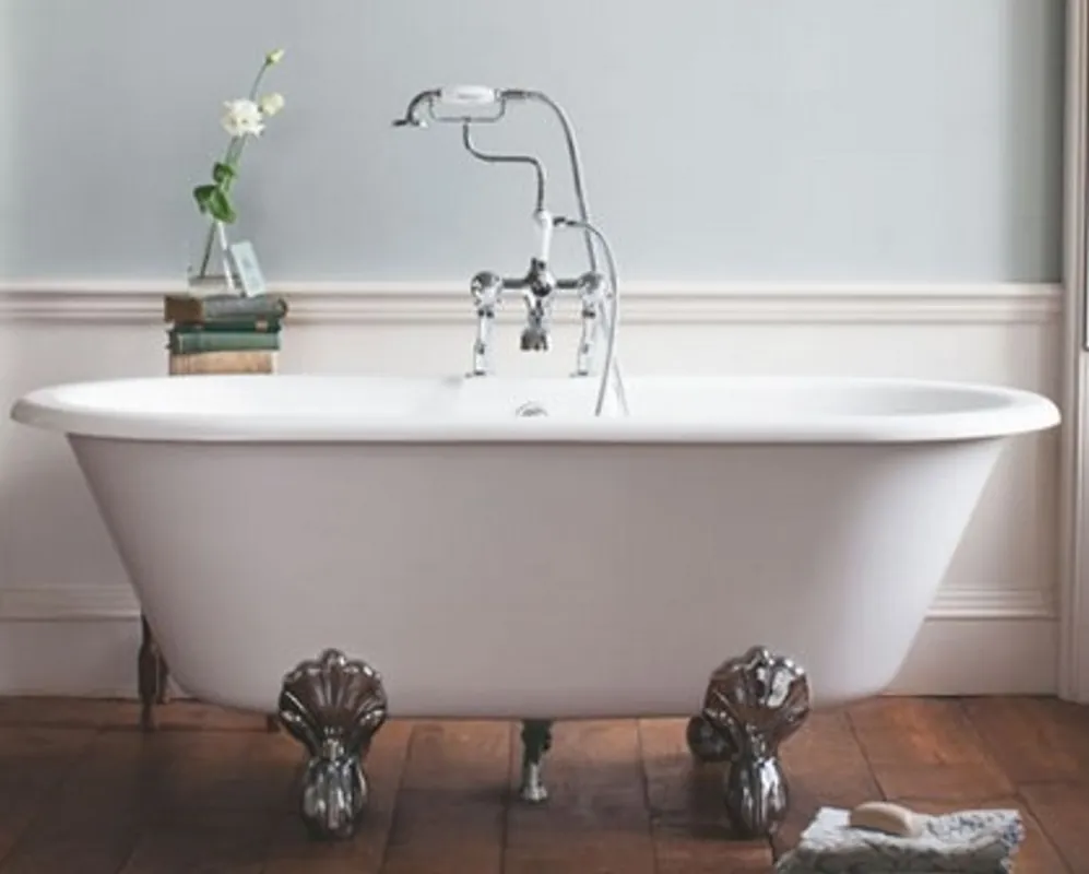 Casa Padrino Jugendstil Badewanne Naturstein freistehend 1700mm BBlan Weiß - Freistehende Retro Antik Badewanne Direktkauf