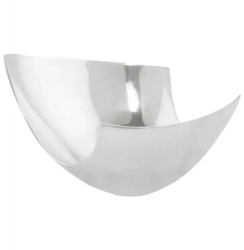 Garantierte Lieferung Casa Padrino Aluminium Schale 35 x 31 cm - Designer Obstschale