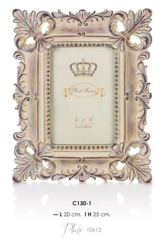 Casa Padrino Barock Bilderrahmen 25 x 20 cm Antik Look - Bilder Rahmen Foto Rahmen Jugendstil Antik Stil Mod AX20 Jetzt Kaufen