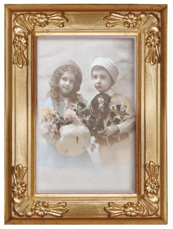 Must-Have Casa Padrino Barock Bilderrahmen 19 x 14 cm Gold - Bilder Rahmen Foto Rahmen Jugendstil Antik Stil Mod AX29