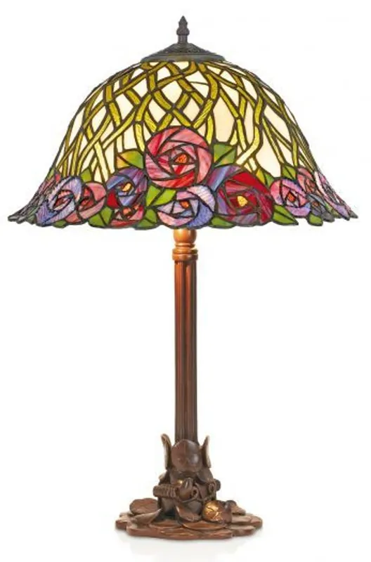 Angebot Casa Padrino Tiffany Tischleuchte Hockerleuchte Durchmesser 40 cm ModX3a - Leuchte Lampe