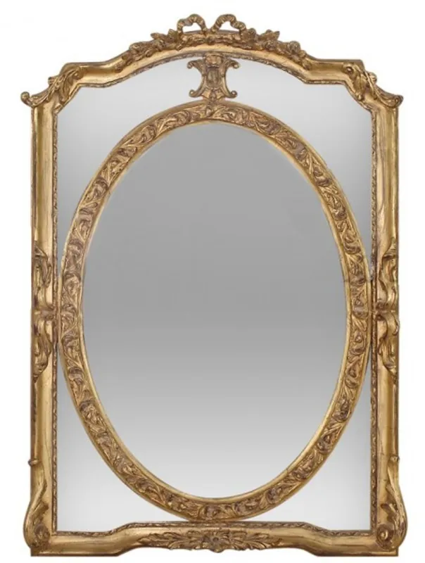 Abverkauf Casa Padrino Barock Wandspiegel Gold - Italienischer Antik Stil - 120 x 80 cm - Edel & Prunkvoll