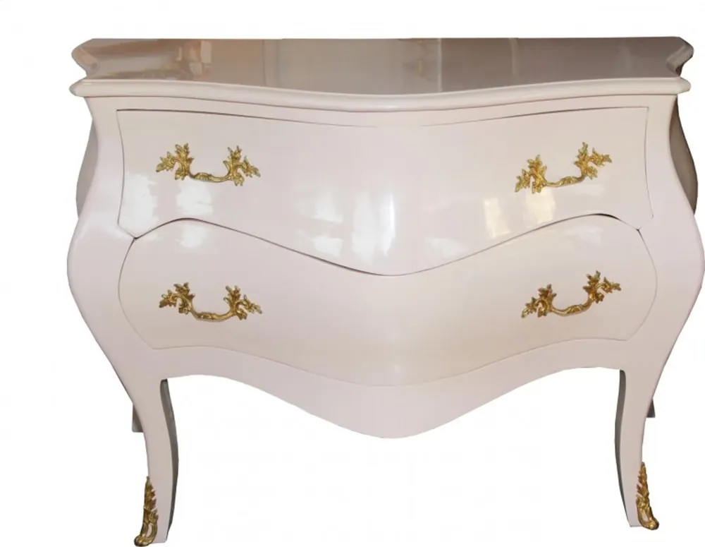 Casa Padrino Barock Kommode Rosa / Gold 130 x 87 x 58 cm - Barock Möbel - Limited Edition Preisknaller
