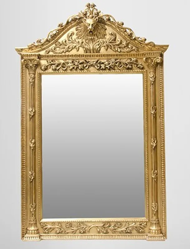 Top-Seller Gigantischer Casa Padrino Barock Spiegel Löwe Gold H 270 cm B 165 cm - Edel & Prunkvoll