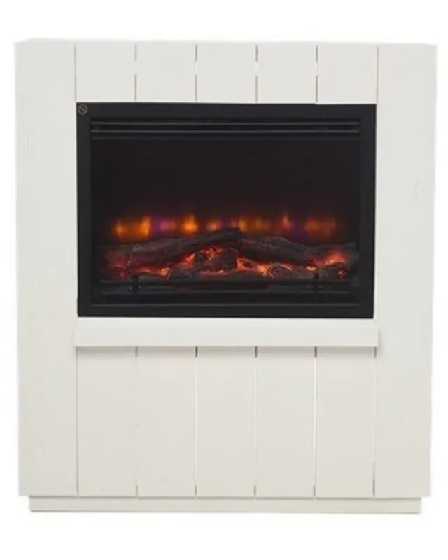 Casa Padrino Elektro Kamin B 84 x H 90 x T 24 cm - Elektrokamin - Wohnzimmer Kamin Direktkauf