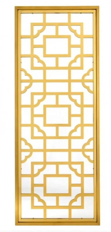 Casa Padrino Luxus Designer Wandspiegel Gold 220 x 85 cm - Luxury Hotel Collection Jetzt Kaufen