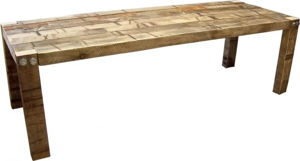 Jetzt Kaufen Casa Padrino Massivholz Esstisch Pinie Massiv 200cm - Schwere Ausführung - Rustikal
