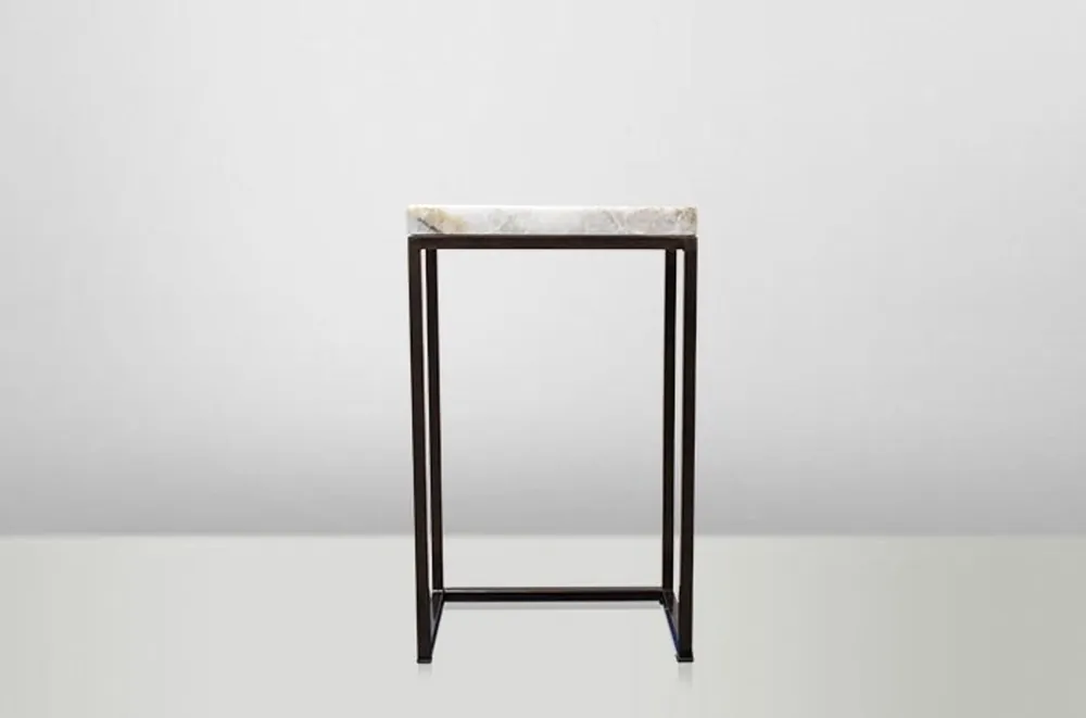 Casa Padrino Art Deco Beistelltisch Onyx / Metall 40 x 27 cm- Jugendstil Tisch - Möbel Blumentisch Nur Für Kurze Zeit