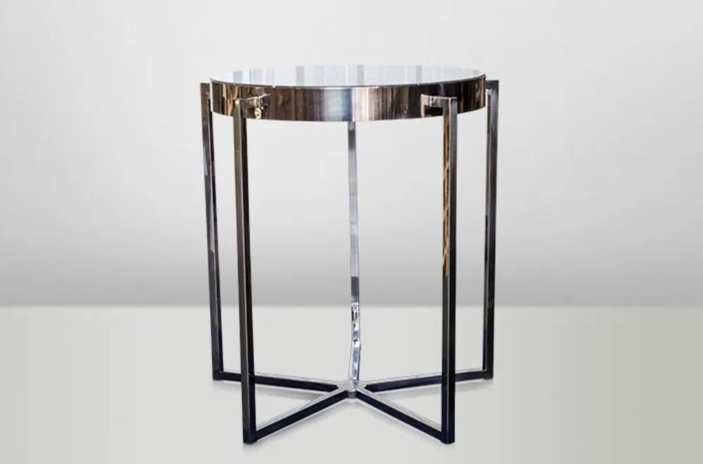 Super-Preis Casa Padrino Art Deco Beistelltisch Schwarz Metall / Marmor 65 x 65 cm- Jugendstil Tisch - Möbel Blumentisch