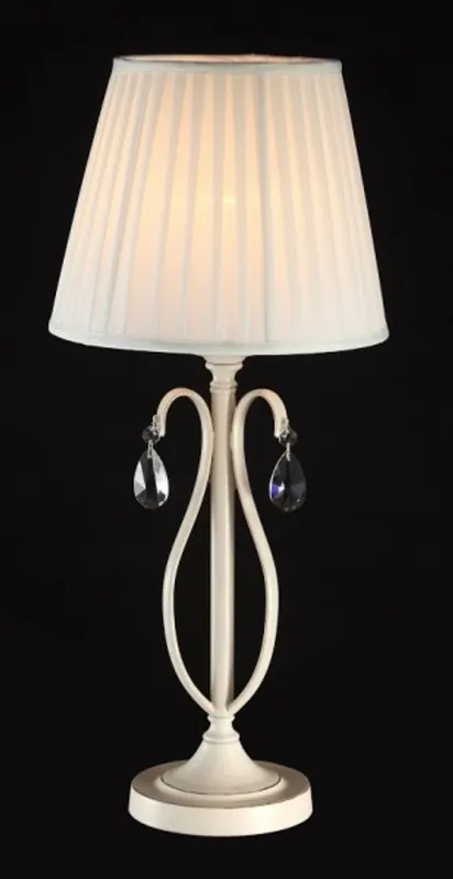 Neue Ware Casa Padrino Luxus Kristall Tischleuchte Creme Gold / Lampenschirm Weiß 28 x 62 cm - Leuchte - Luxury Collection