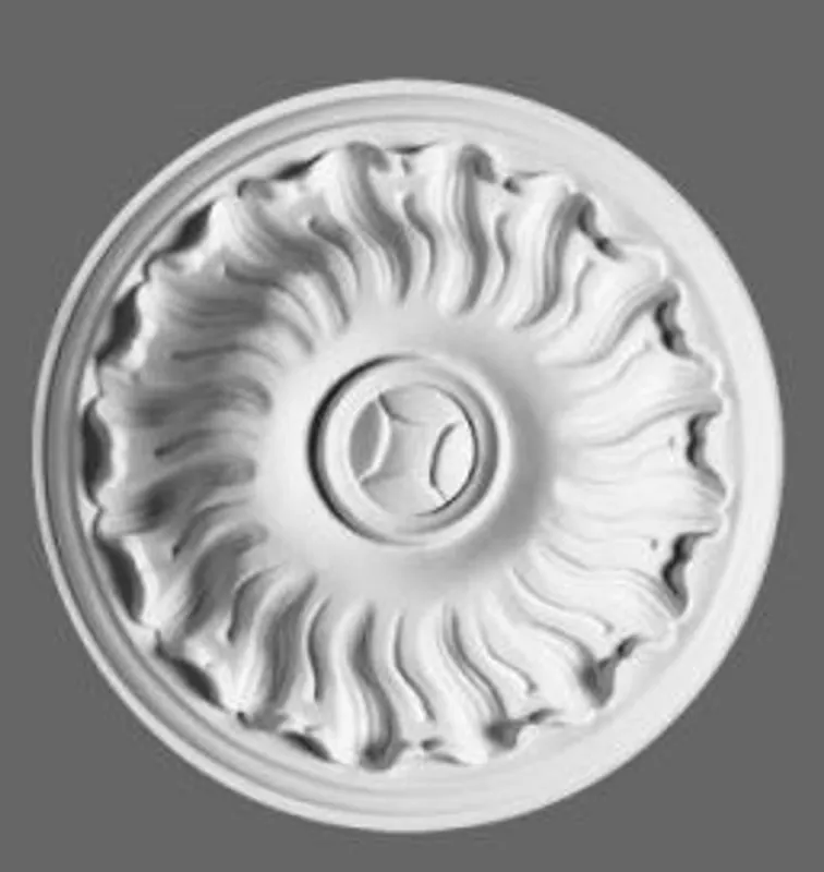 Markenprodukt Casa Padrino Stuck Rosette 19 x 19 cm Deckenstuck Deckenrosette Stuckrosette Wandrosette Barock Jugendstil