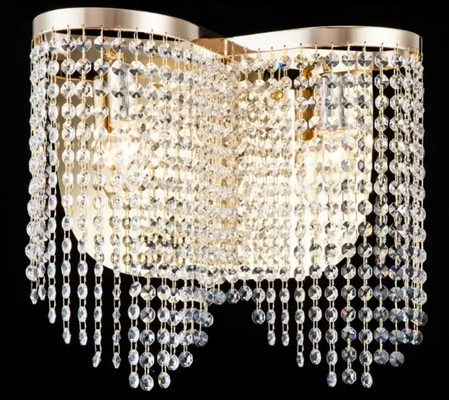 Angebot Casa Padrino Barock Kristall Wandleuchte Gold 40,5 x H 35 cm Antik Stil - Wandlampe Wand Beleuchtung